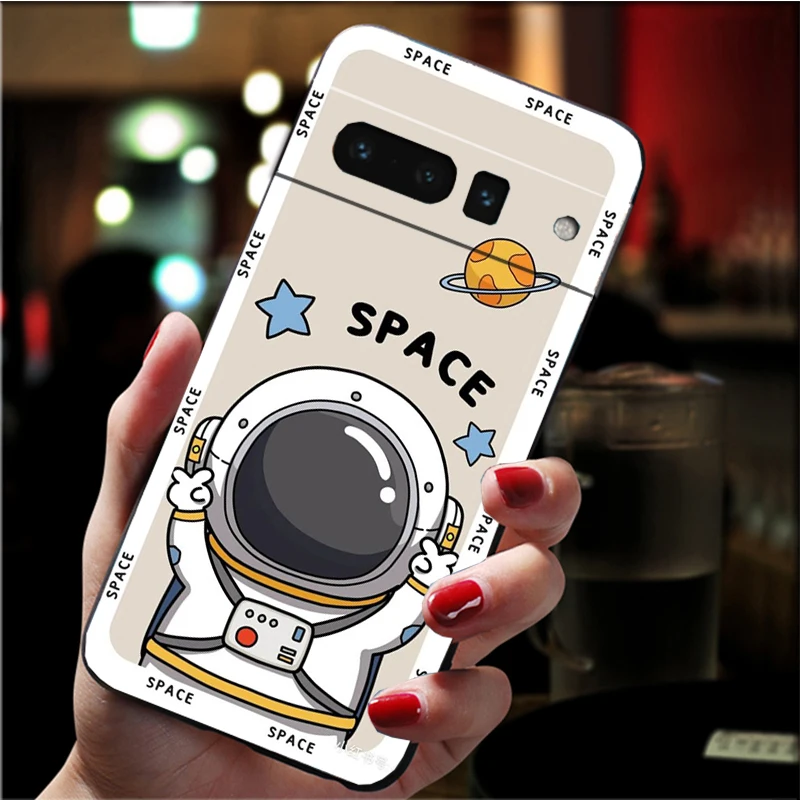 Phone Case for Google Pixel 9 Pro XL 8 7 6 Pro Pixel 8A 7A 6A 4A 3A 3XL Pixel 8 7 6 5 4 Astronaut Art Case