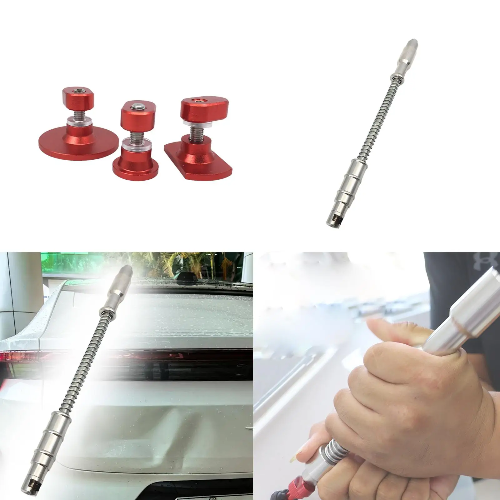 Removedor de amassados de carro extrator de metal automóvel para danos à granizo removedor de amassados profundos