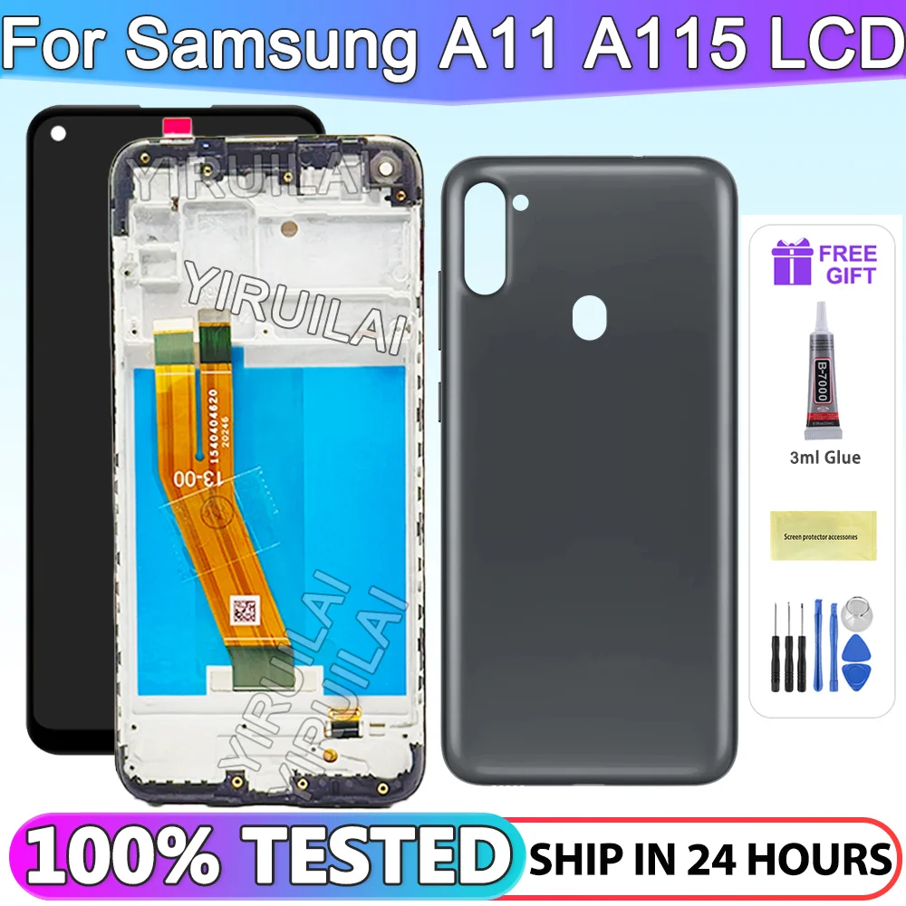 100% New LCD For Samsung Galaxy A11 LCD A115 A115F/DS A115F A115M Display Digitizer Assembly Touch Screen For Samsung A115 LCD