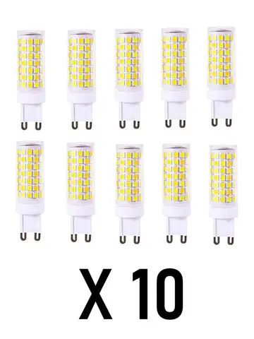 Brightest G9 LED Lamp AC220V 3W 5W 7W Ceramic SMD2835 LED Bulb Warm/Cool White Spotlight Replace Halogen Light Consignment