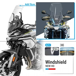 For CFMOTO 800MT 800T Sport Motorcycle 800MT Front Windshield Heighten Widened Wind Deflector CFMOTO 800 MT CF 800MT