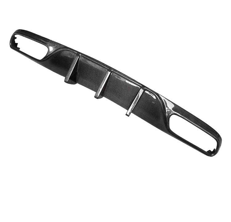 2015 + المصد الخلفي للسيارة من ألياف الكربون الأداء الساخن لسيارة Mercedes Benz C-Class W205 C63 2-door شفرة نمط الناشر الخلفي للسيارة