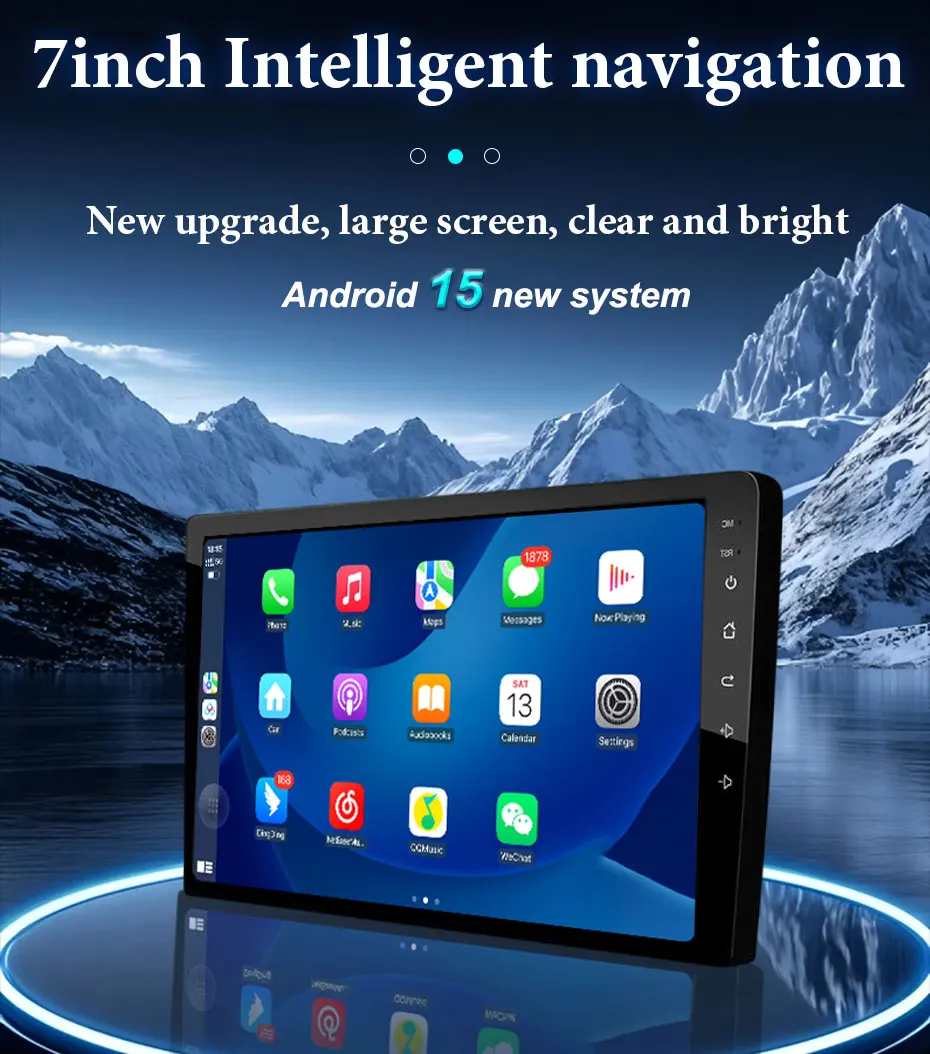 7inch For Toyota Aygo Peugeot 108  Citroen C1 2014 - 2021 Autoradio Car Radio Multimedia Player Carplay 4G+WIFI BT DSP Stereo