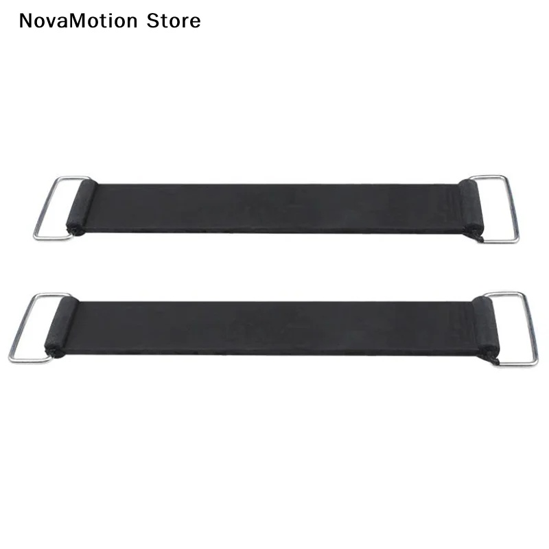 [NM]2Pcs Battery Strap Holder Belt Rubber 18-23cm Motorcycle For All Motorcycles Tricycles Scooters[NM]