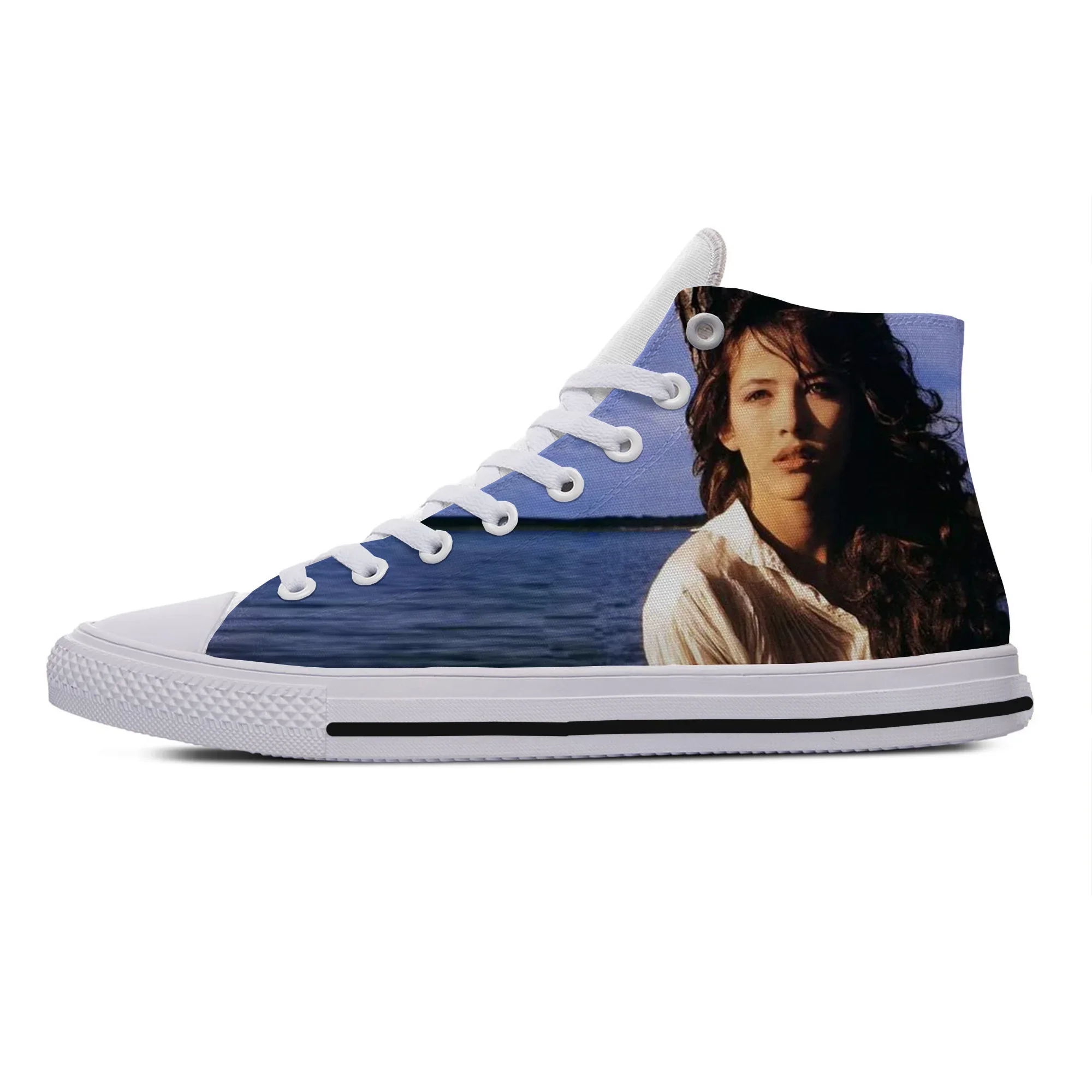 Hot Cool Fashion Funny Summer High Quality Classic Sneakers Casual Shoes Men Women Sophie Marceau High Help Latest Board Shoes