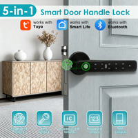 Tuya Smart Home Bluetooth Fingerprint Locks Electronic Door Handle Smart Life Devices Home automation Connected House