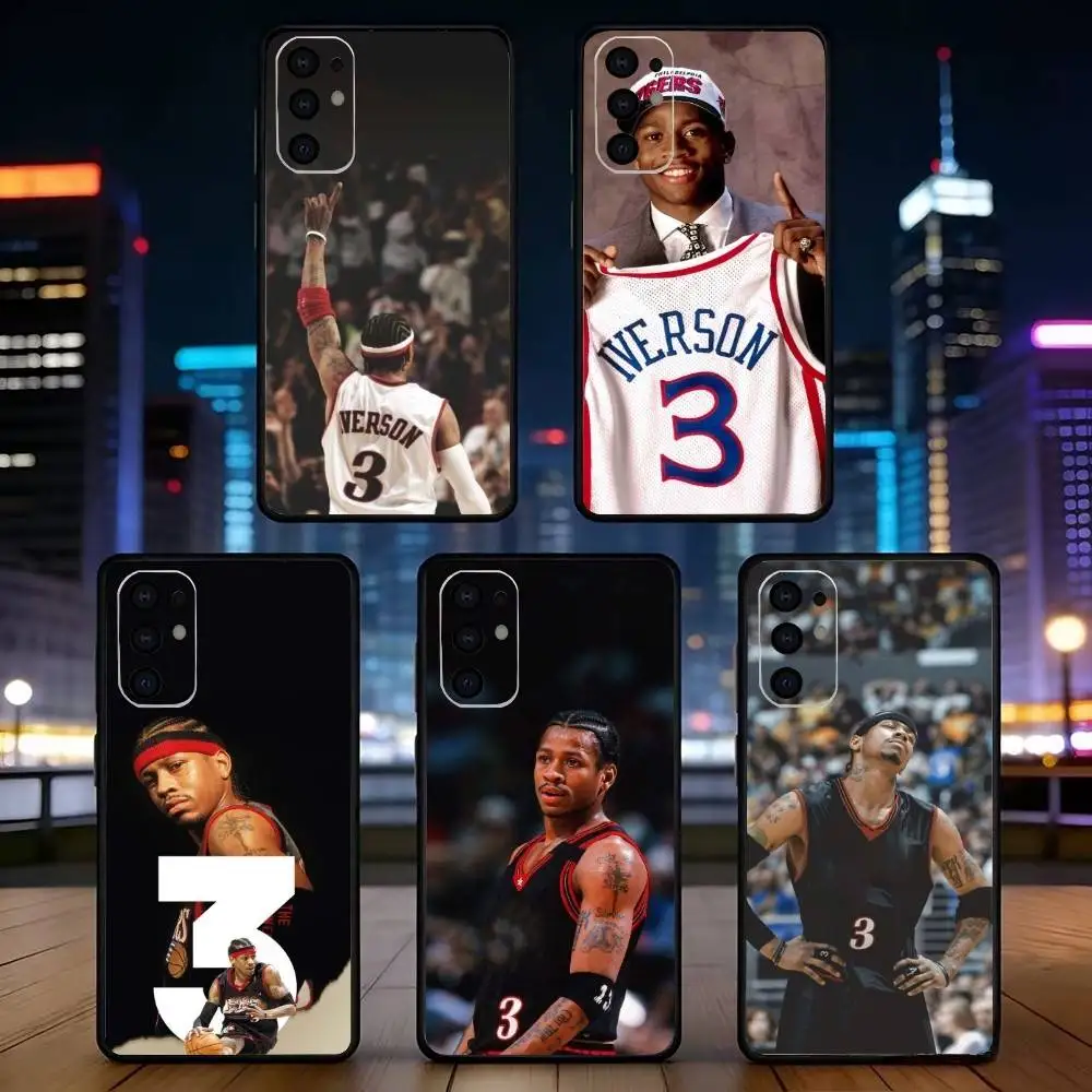 Чехол для телефона Allen Iverson для Samsung S25, S24, S21, S22, S23, S30, Ultra, S20, Plus, Fe, Lite, Note, 10, черный чехол