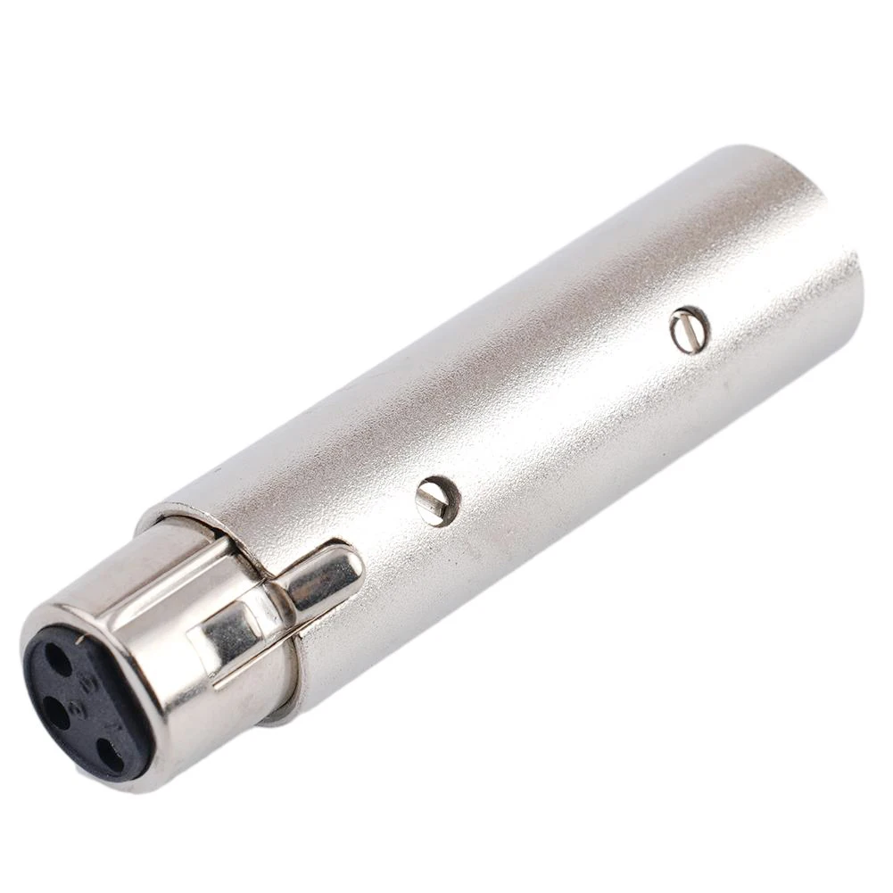 1pcs 3Pin XLR To 5Pin-DMX Metal Cased Converter Audio-Lighting Adapter 3 Pin To-5 Pin Male Connect Female Male Connector