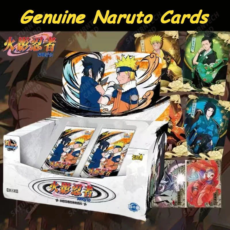 Wholesale KAYOU Naruto Cards T4W8 Master Case 36 Boxes Chinese Collection Edition Collectible Cards  Anime Game Gift for Kids