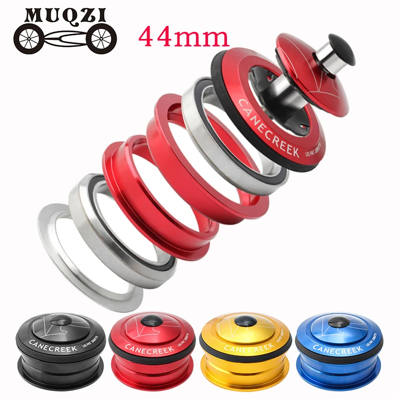 Muqzi Mtb Bike Headset Integrated 1 1/8 Steering Column 44MM Mountain Bicycle Press Bearings Box Vtt Fork Cups Cycling