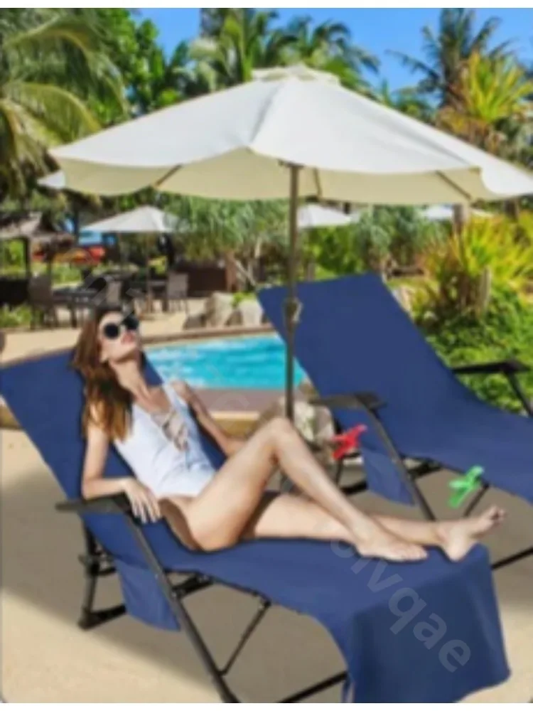 

Быстросохнущее полотенце для плавания 75x215 см, износостойкий чехол для пляжного кресла, портативные впитывающие воду карманные чехлы из микрофибры