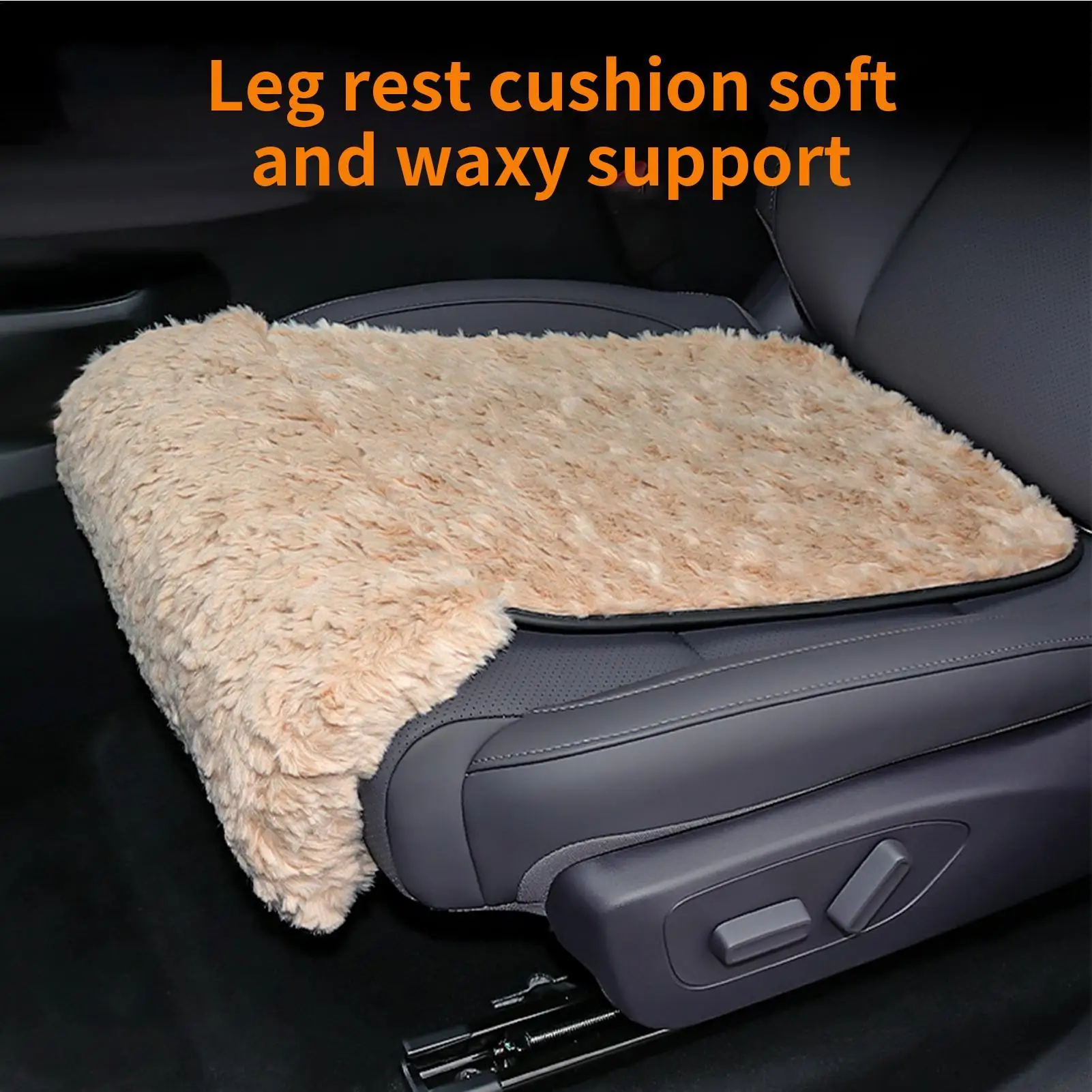 Car Seat Covers Soft Warm Plush Ergonomic Cushion Car Cushion Seat For Family Driving Automotive Indoor Outdoor Winter Vehicle - view 4