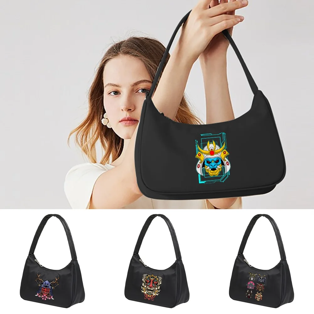 2022 Underarm Bags Women Shoulder Bags Retro Street Handbag All-match Casual Commute Organizer Bag Monster Print Pattern