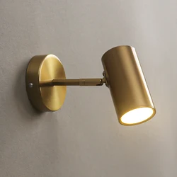 Nordic Modern Wall Lamp Beside Bedroom Adjustable Angle LED Wall Lights Fixtures Living Room Stair Lights Entrance Lighting