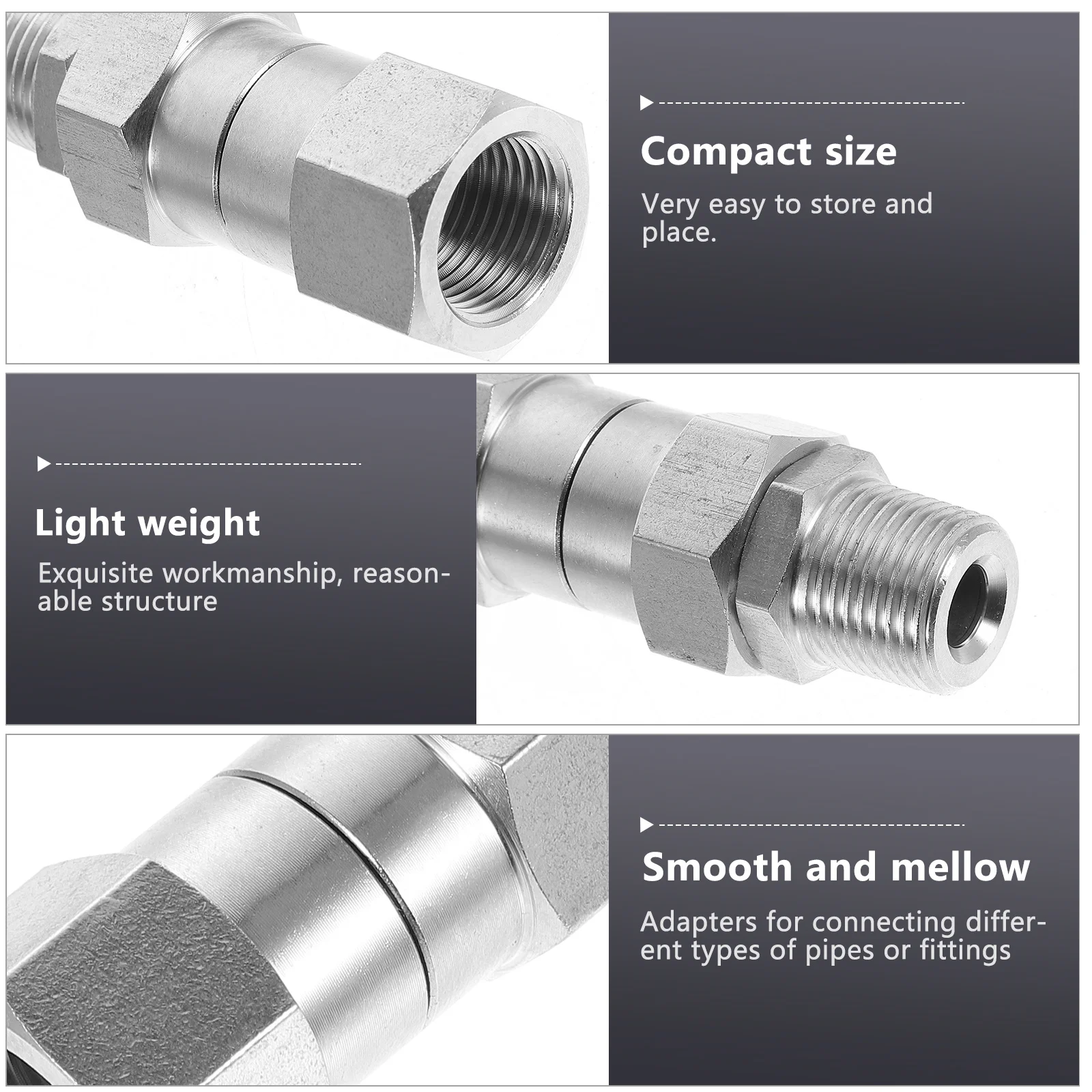 

Фитинг компрессионной трубки из нержавеющей стали, 38-дюймовый адаптер для водопроводной линии холодильника, гидравлические пневматические системы