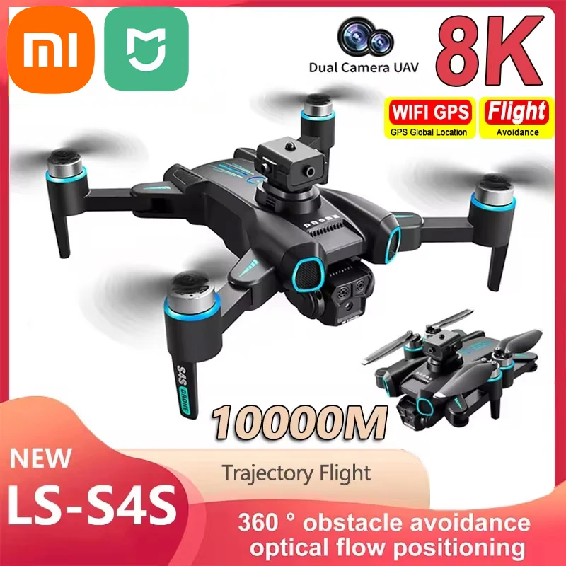 

Xiaomi Mijia S4S RC Drone 5G WiFi FPV 360 Laser Obstacle Avoidance Brushless Motor GPS Return HD Dual Camera Quadcopter Drone