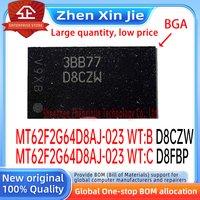 (1piece)100% New MT62F2G64D8AJ-023 WT:B D8CZW MT62F2G64D8AJ-023 WT:C D8FBP LPDDR5/5X 16GB 8533Mbps FBGA 128Gb Memory Chip IC