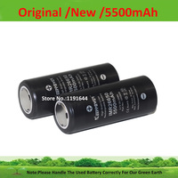 2PCS Original Keeppower UH2655 3.6V 26650 IMR26650 5500mah 15A High Drain Flashlight Battery