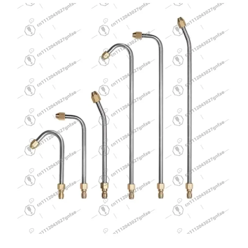 

Насадка для мойки высокого давления из нержавеющей стали, 90-градусный шланг-удлинитель, пистолет-распылитель для чистки водостоков и автомобилей