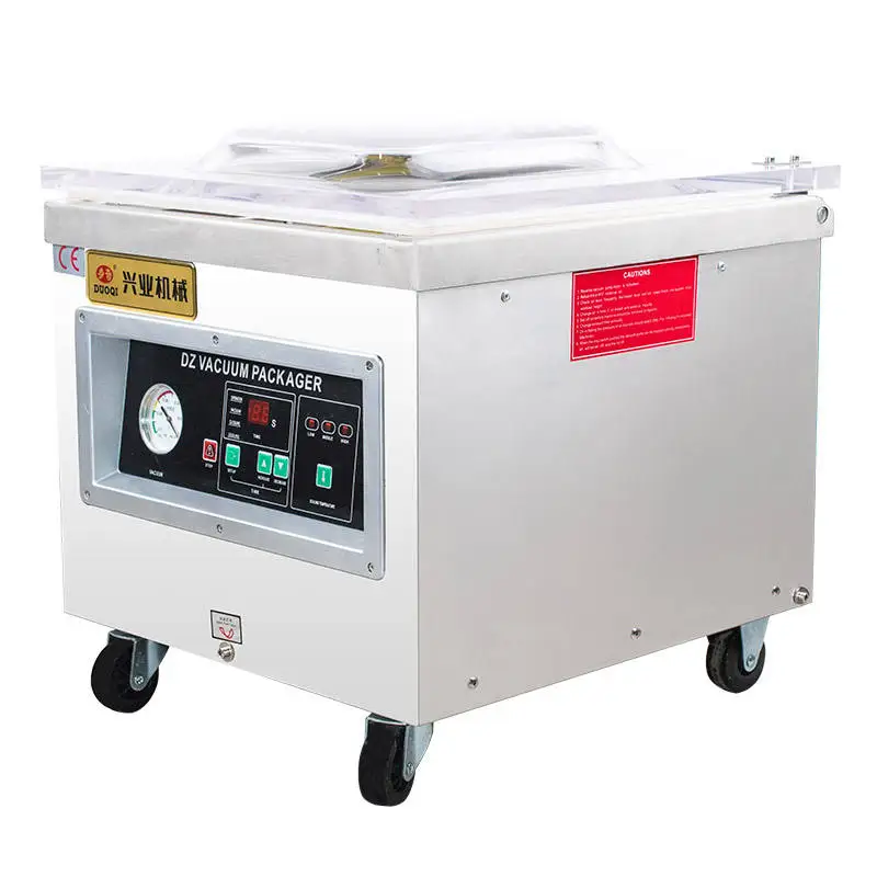 DZ-400 Single Chamber Table Type Automatic Fish Chicken Vacuum Sealer For Workshop Restaurant Home-use