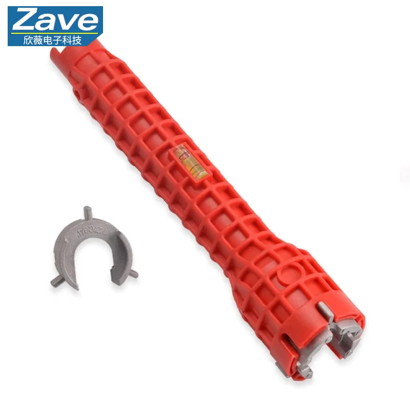 8-in-1 Multifunctional Basin Faucet & Pipe Wrench - Specialized for Bathroom & Sink Installation/Tightening