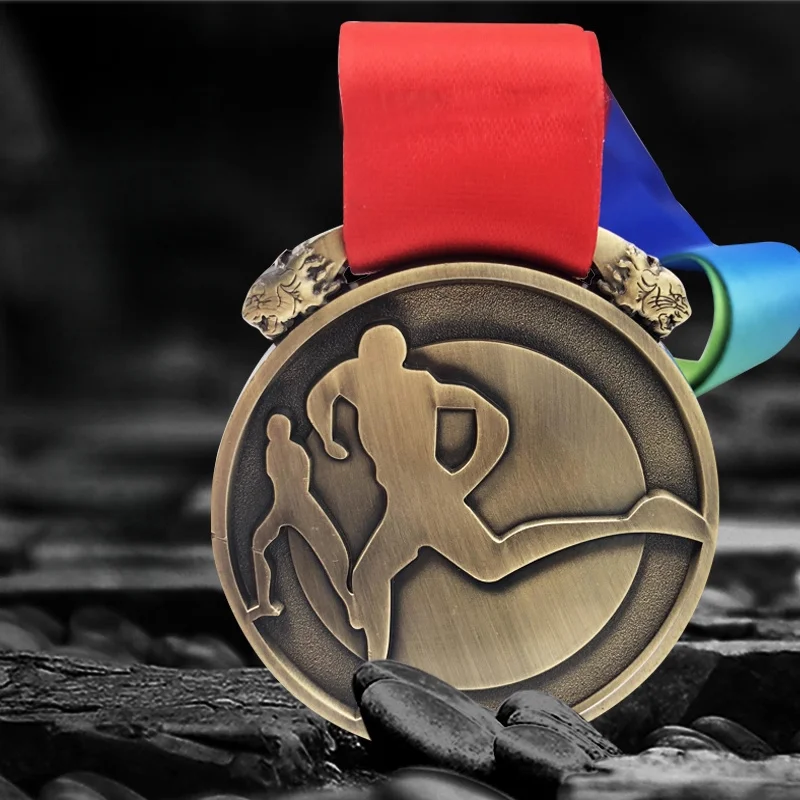 Marathon race, running sport, medal production, award, gold medal, plaque, customization, event, commemoration
