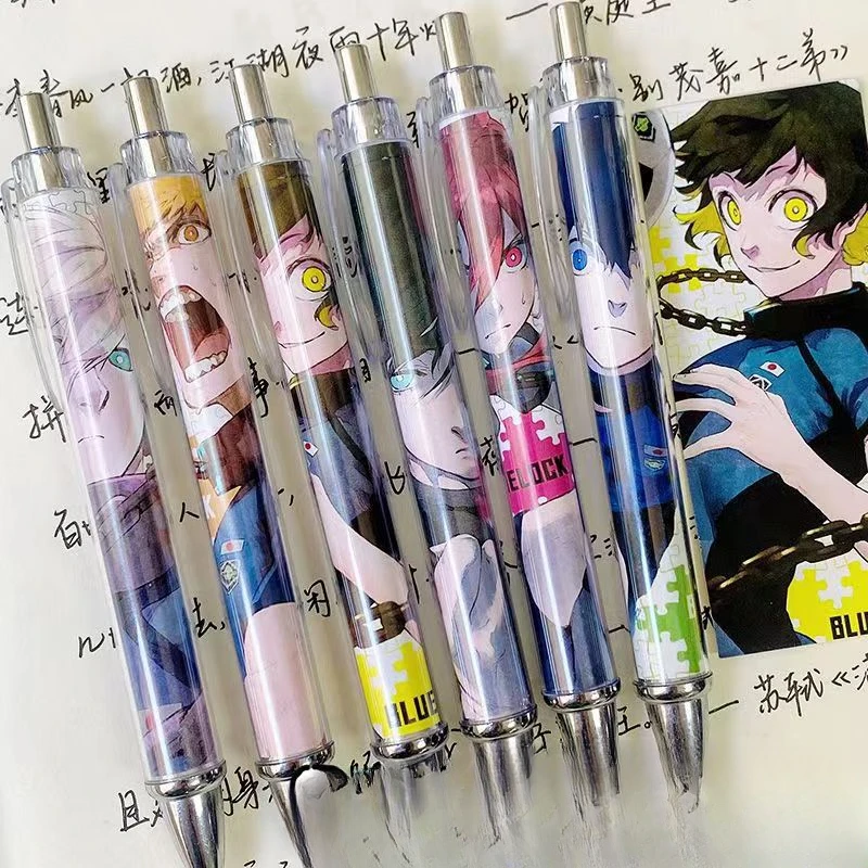 Isagi Yoichi Nagisa Shidou Houjou Kyou Popular Anime Secondary Peripheral 0.5mm Gel Pen School Supplies Aesthetic Stationery