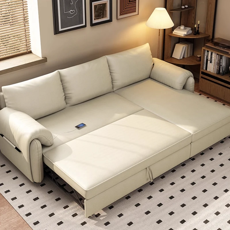 

#Modern Fabric Love Seat Sofa Bed Foldable For Living Room Hotel Or Bedroom Use