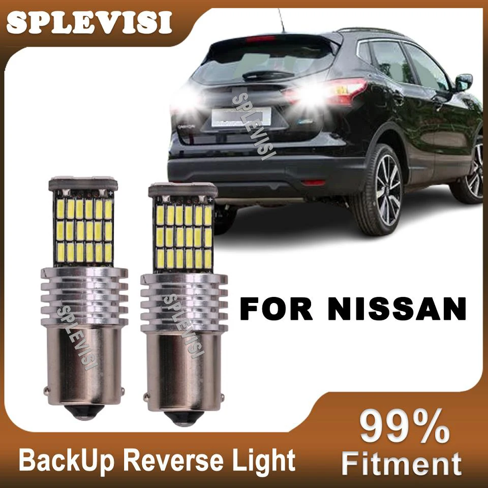 

2pcs LED Reverse Light P21W BA15S Canbus For Nissan Patrol Qashqai J10 Terrano X-Trail T30 Versa Tiida 2007 2008 2009 2010 2011