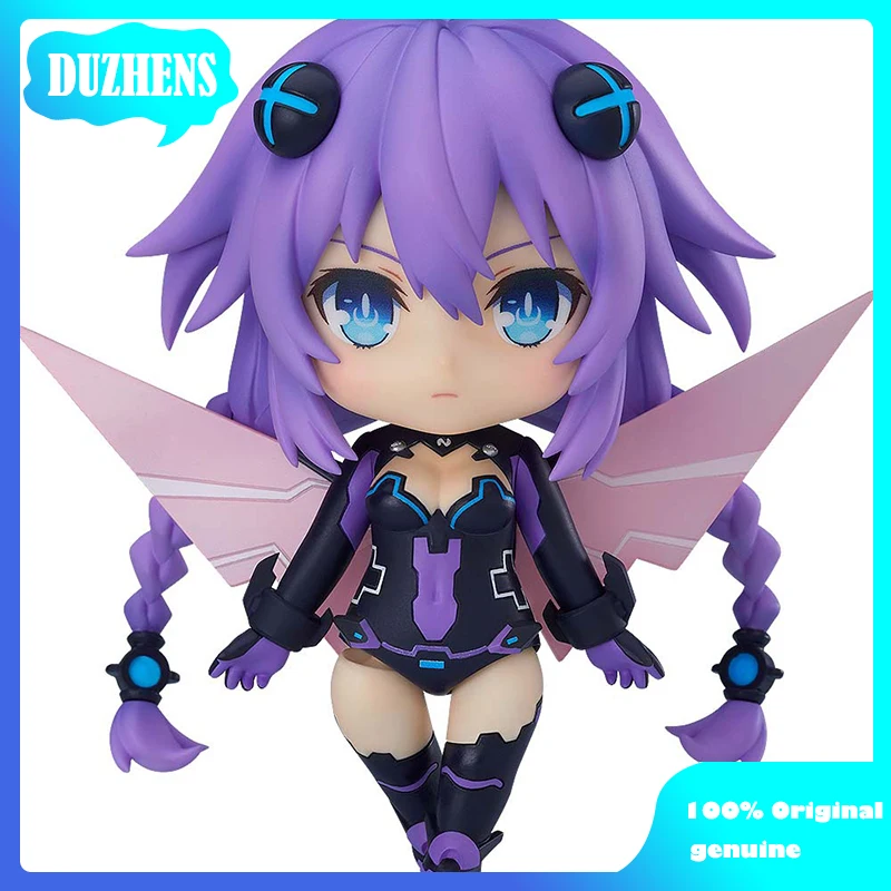 

Hyperdimension Neptunia Purple heart Q version figma PVC Action Figure Anime Figure Model Toys Figure Collection Doll Gift