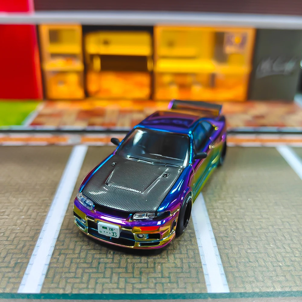 

1:64 Pop Race Skyline GT-R R33 Magic Chrome China Foshan APA Expo 2025（No box）