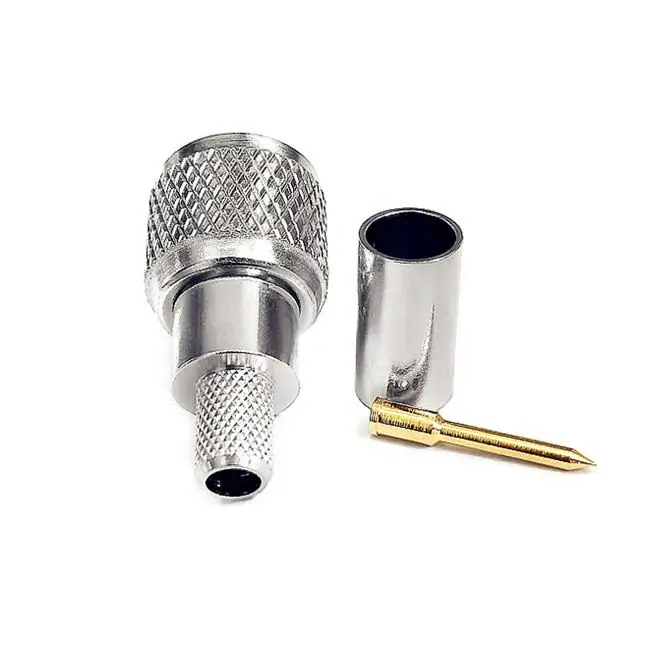 1/10/50PCS RF Connector Mini UHF PL259 Male Plug Crimp Type for LMR200 RG223 RG58 Cable