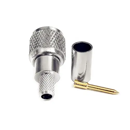 Imagen 2 del producto 1/10/50 Uds conector RF Mini UHF PL259 macho tipo engarzado para Cable LMR200 RG223 RG58