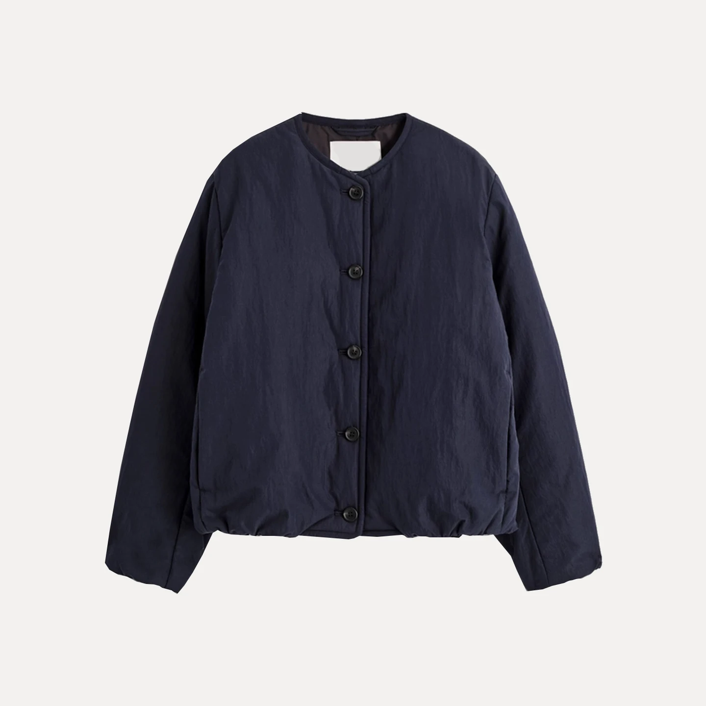 معطف داخلي مستدير Ne Button ملابس خارجية نسائية لشتاء 2025 وصل حديثًا ماركة Z قطع مستقيمة طويلة...