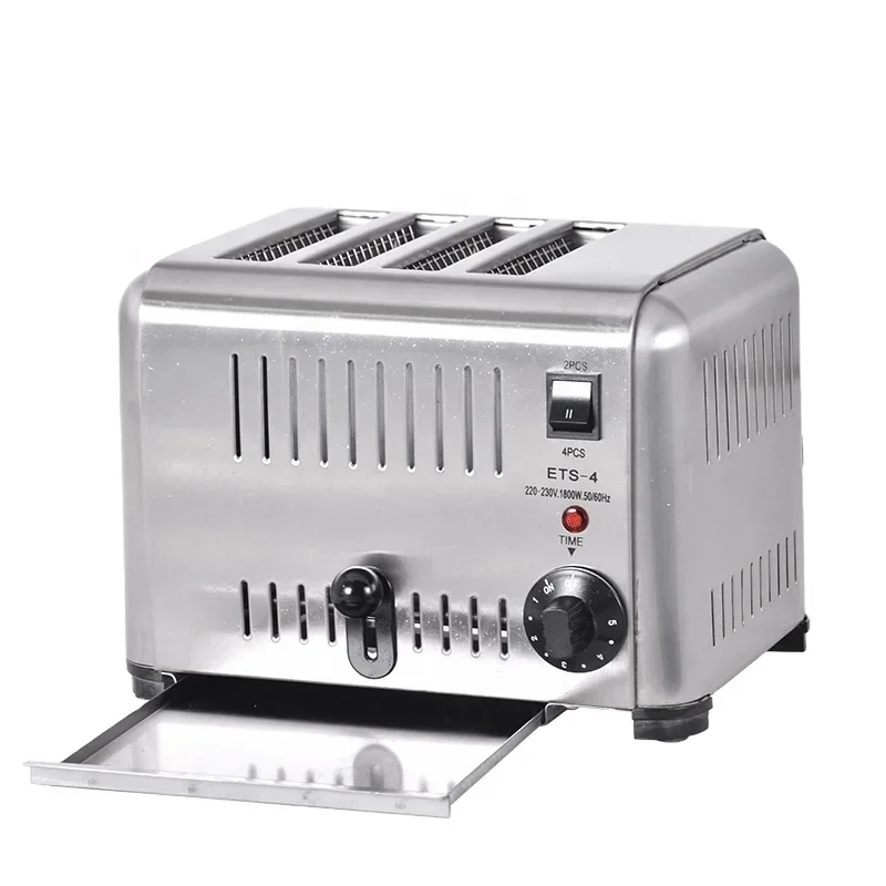 4 slices commercial bread toaster stainless steel burger toaster commercial electric conveyor