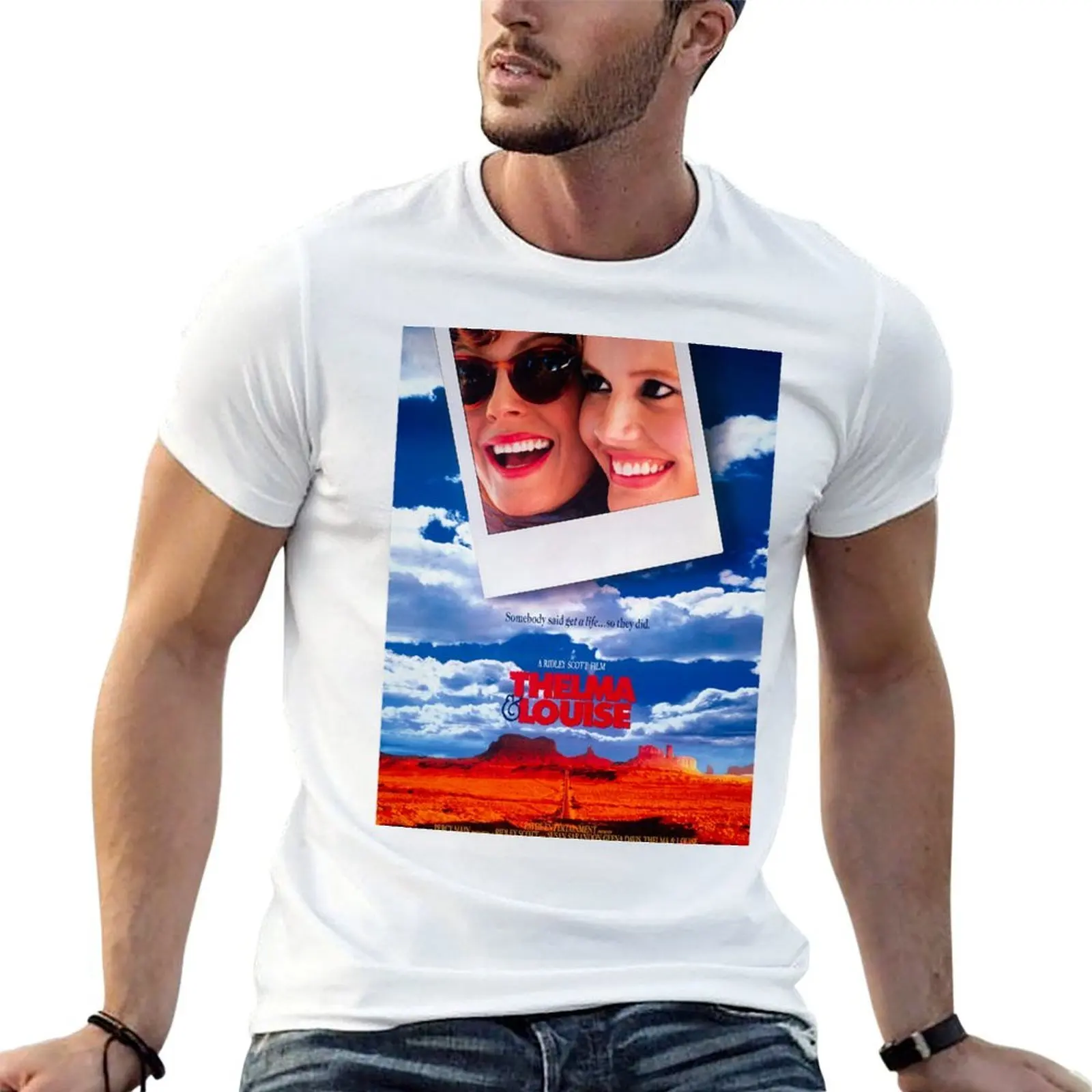 

Thelma & Louise Movie Poster T-Shirt anime tshirt anime t shirts oversize man t shirt designer T-shirt