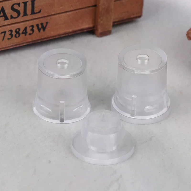 2Pcs PC Translucent Advertising Nail Glass Nail Bracket Invisible Plastic Screw Frosted Screw For Glass Nail Advertising