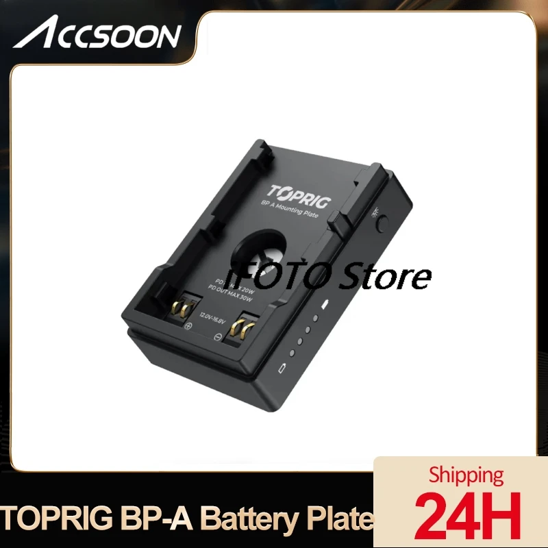 Accsoon TOPRIG BP-A Battery Plate for Canon Sony Panasonic Fujifilm Digital Camera C Series BP-A Batteries