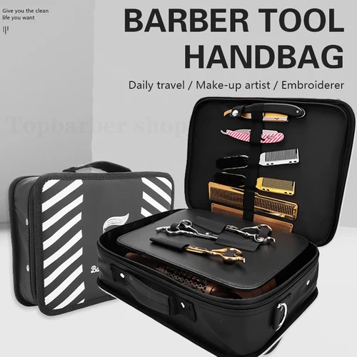 Bolsa de almacenamiento de herramientas de peluquero, tijeras de corte de pelo, organizador multifunción, peines, estuche de gran capacidad, herramientas de estilismo
