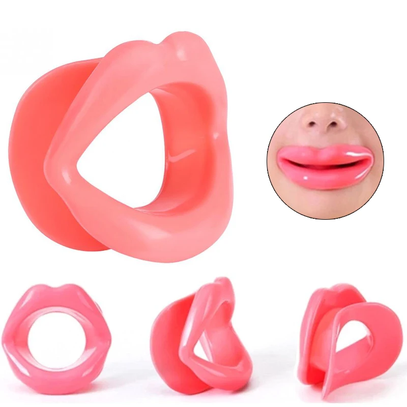 1pcs Silicone Rubber Face Slimmer Oral Mouth Muscle Massage Tool Anti-Wrinkle Tightener Exerciser Lip Trainer Face Care Tool