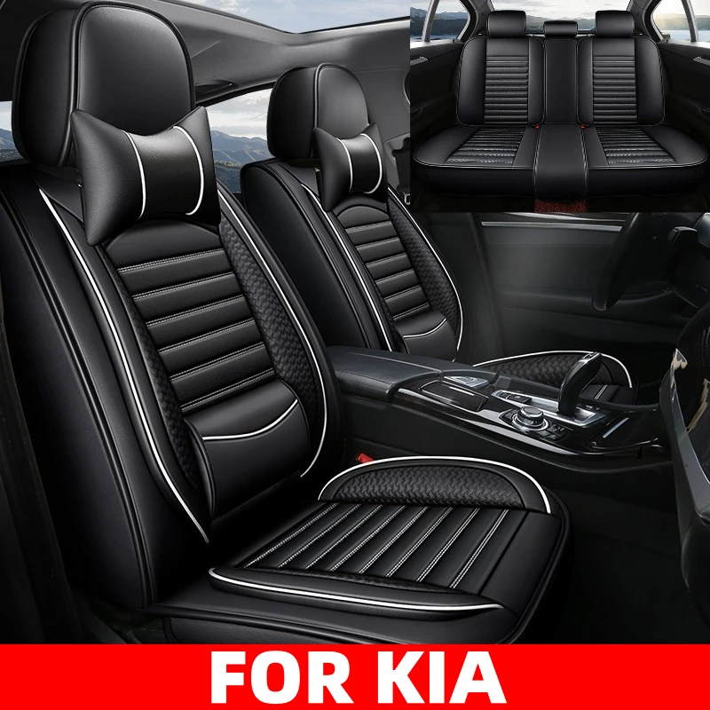 

FOR KIA Rio 2013-2025Car seat cover soft and comfortable artificial leather waterproof wear-resistant waist full wrap seat cover