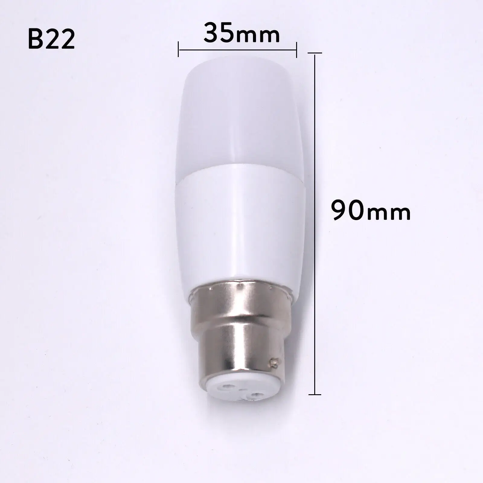 Lampu LED Dapat Diredupkan Ultra Terang E27/B22-220V Ulir 3W Lampu Putih Hangat Tanpa Berkedip Lampu Hemat Energi Lampu Kamar Tidur