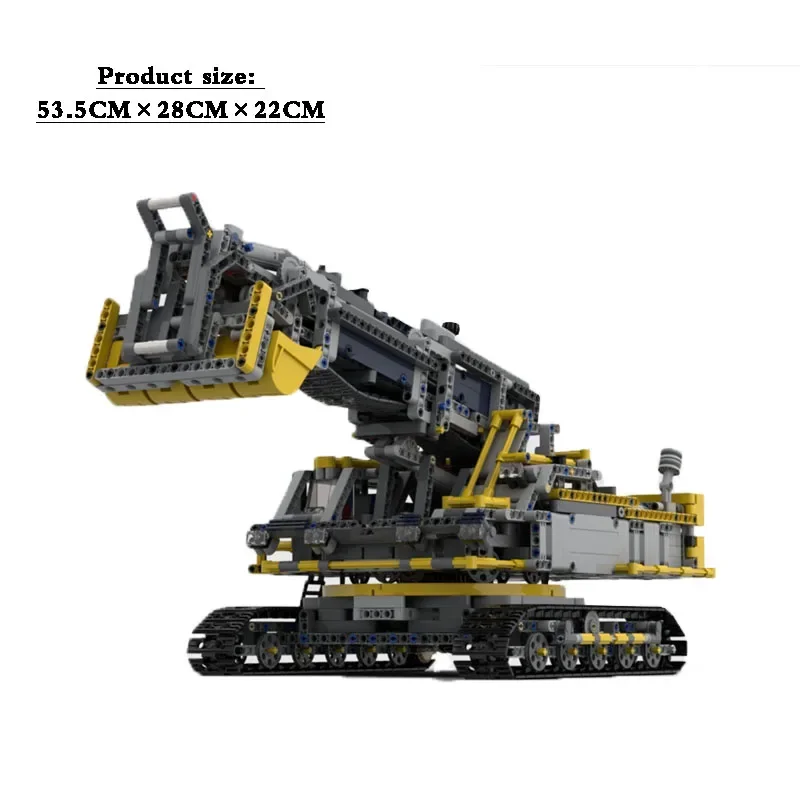 Moc-48114 Large Excavator Difficult Building Blocks Toy Remote Control Model Children's Educational Toys Christmas Birthday Gift