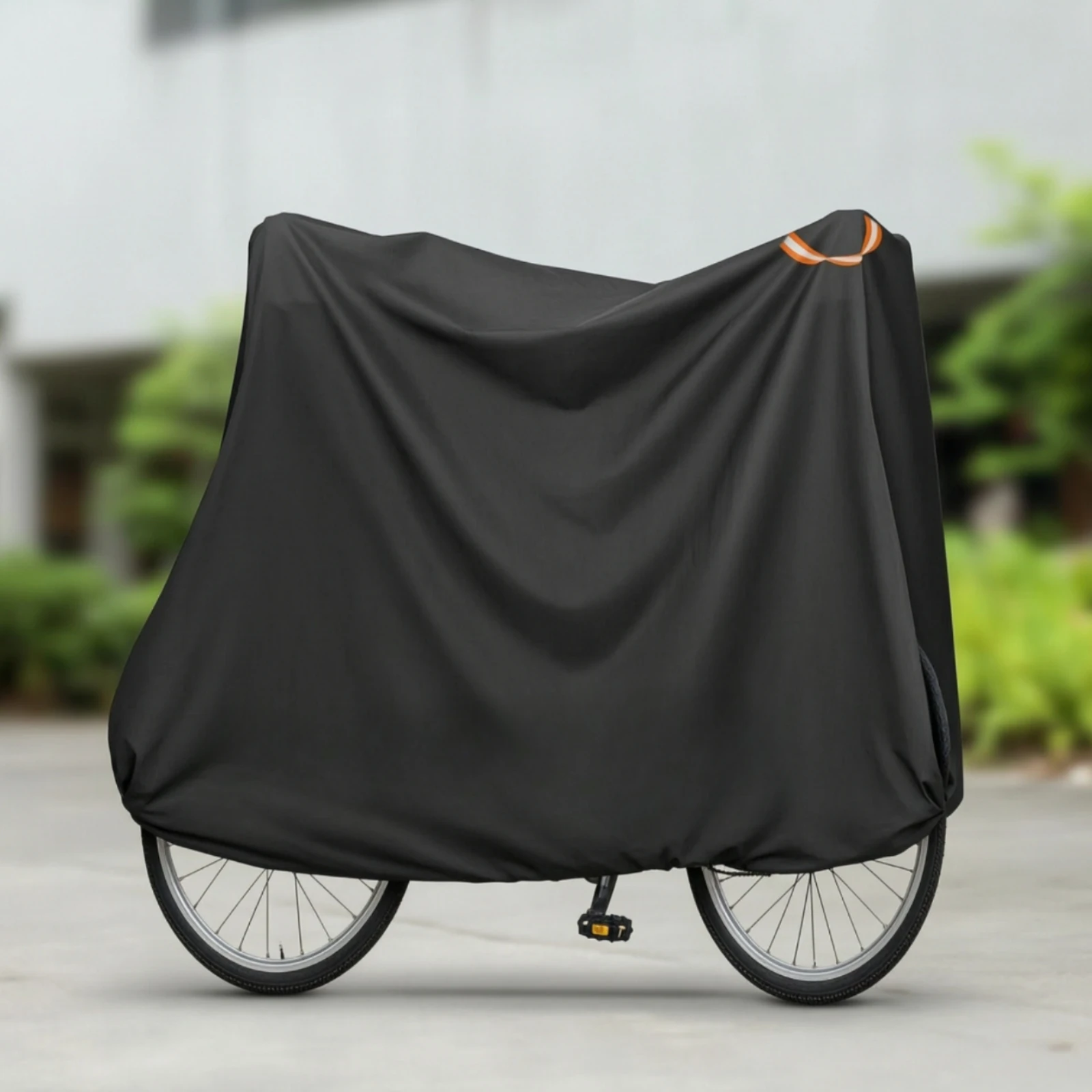 Cycle Cover with Loop Windproof Bike Storage Cover Resistant Long-Lasting for Outdoor, Garage