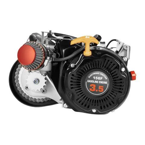 100cc 4-stroke Bicycle Engine Kit Set Gas Motorized Motor Bike Modified Engine for Mountain Bikes, Road Bikes, Gravel Bikes