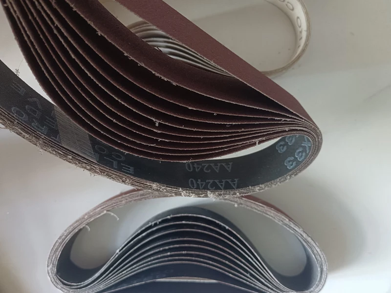 サンディングベルト 533*30 ミリメートル酸化アルミニウム小型フラットサンディングベルト木工金属研削と研磨 40 # -1500 #