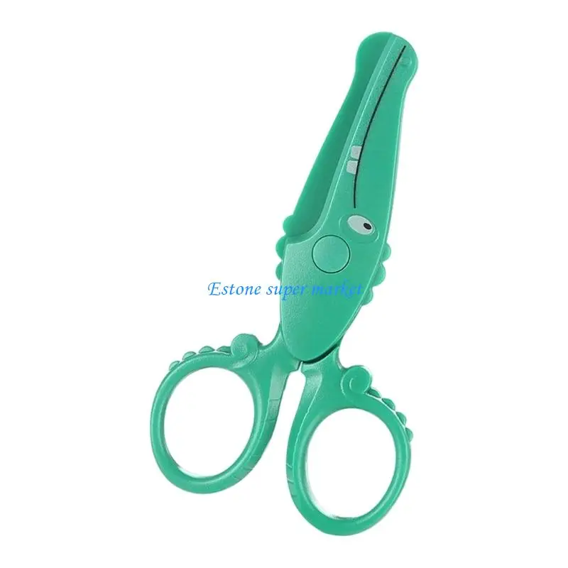 

090B Безопасные ножницы для детей с закругленными лезвиями, инструмент для художественной резки