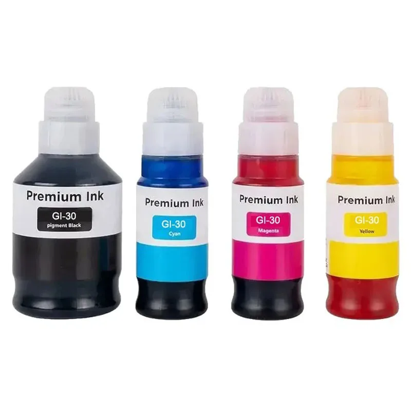 GI30 GI-30 GI50 GI-50 GI-40 GI40 GI 30 40 50 Compatible Refill Ink Water Based Bottle For Canon PIXMA GM2040 GM4040 Printer