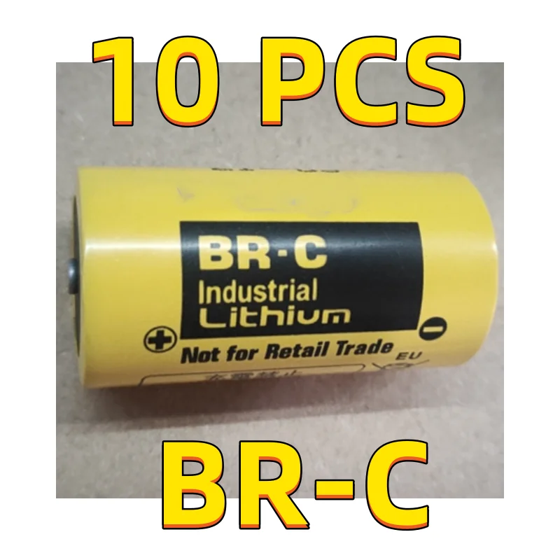 

10PCS Hot Sales Original For PANASONIC BR-C 3V C Size Li-ion PLC Battery