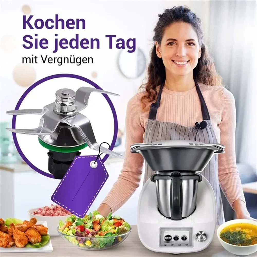 Akcesoria Nóż mieszający do noża Thermomix TM5 TM6 Wymienne ostrze do robota kuchennego Thermomix Vorwerk TM5